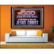 GOD SHALL BE WITH THEE  Bible Verses Acrylic Frame  GWAMEN10448  
