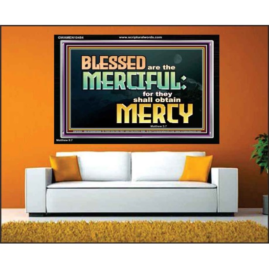 THE MERCIFUL SHALL OBTAIN MERCY  Religious Art  GWAMEN10484  