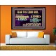OBEY THE COMMANDMENT OF THE LORD  Contemporary Christian Wall Art Acrylic Frame  GWAMEN10539  