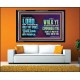 WALK YE IN ALL THE WAYS I HAVE COMMANDED YOU  Custom Christian Artwork Acrylic Frame  GWAMEN10609B  