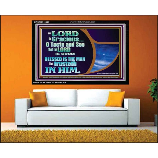 BLESSED IS THE MAN THAT TRUSTETH IN THE LORD  Scripture Wall Art  GWAMEN10641  