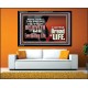 HE THAT BELIEVETH ON ME HATH EVERLASTING LIFE  Contemporary Christian Wall Art  GWAMEN10758  