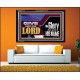GIVE UNTO THE LORD GLORY DUE UNTO HIS NAME  Ultimate Inspirational Wall Art Acrylic Frame  GWAMEN11752  