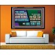 THE LORD IS MY STRENGTH AND SONG AND I WILL EXALT HIM  Children Room Wall Acrylic Frame  GWAMEN12357  