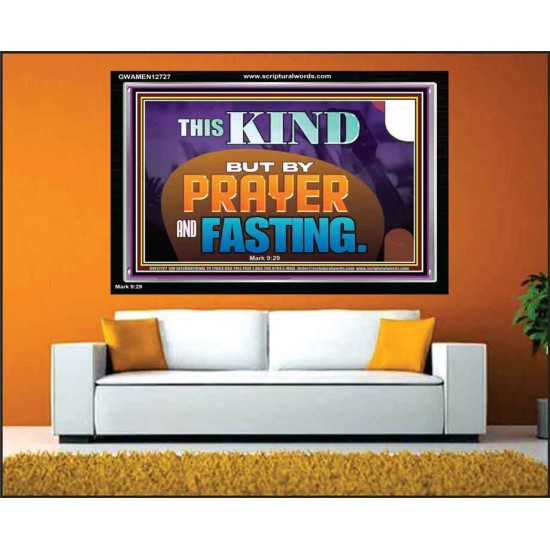 THIS KIND BUT BY PRAYER AND FASTING  Biblical Paintings  GWAMEN12727  