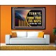 TURN FROM YOUR EVIL WAYS  Religious Wall Art   GWAMEN12952  