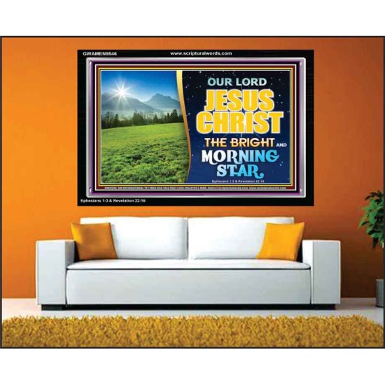 JESUS CHRIST THE BRIGHT AND MORNING STAR  Children Room Acrylic Frame  GWAMEN9546  