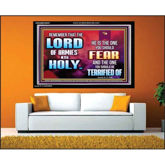 FEAR THE LORD WITH TREMBLING  Ultimate Power Acrylic Frame  GWAMEN9567  
