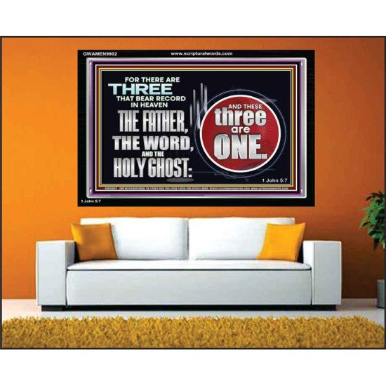 THE THREE THAT BEAR RECORD IN HEAVEN  Modern Wall Art  GWAMEN9902  