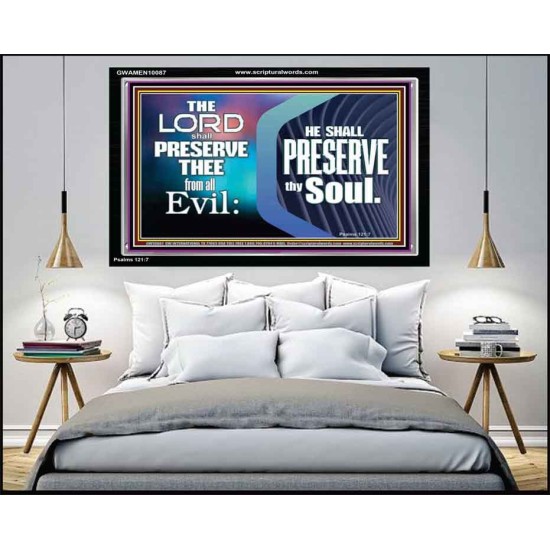 THY SOUL IS PRESERVED FROM ALL EVIL  Wall Décor  GWAMEN10087  