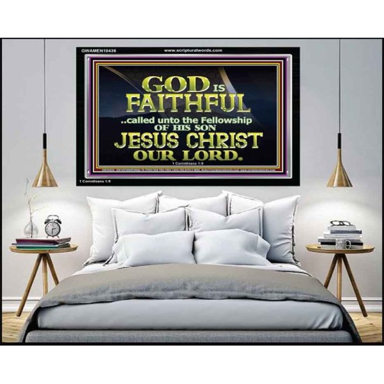 CALLED UNTO FELLOWSHIP WITH CHRIST JESUS  Scriptural Wall Art  GWAMEN10436  