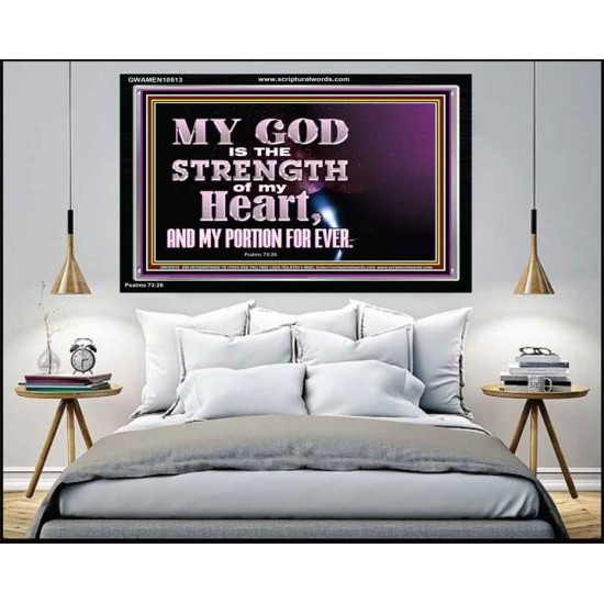 JEHOVAH THE STRENGTH OF MY HEART  Bible Verses Wall Art & Decor   GWAMEN10513  