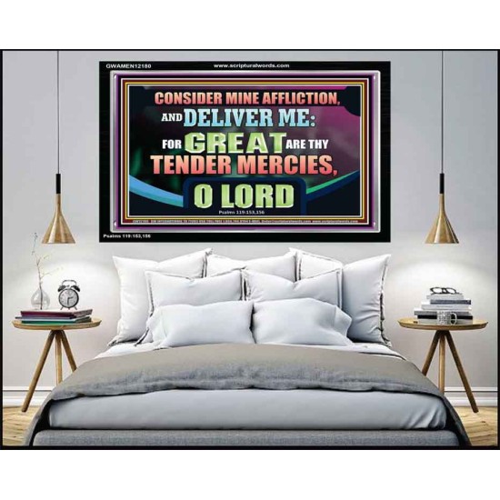 GREAT ARE THY TENDER MERCIES O LORD  Unique Scriptural Picture  GWAMEN12180  