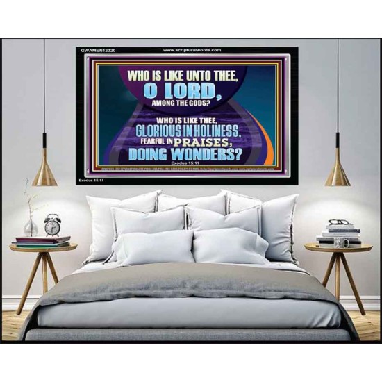 FEARFUL IN PRAISES DOING WONDERS  Ultimate Inspirational Wall Art Acrylic Frame  GWAMEN12320  