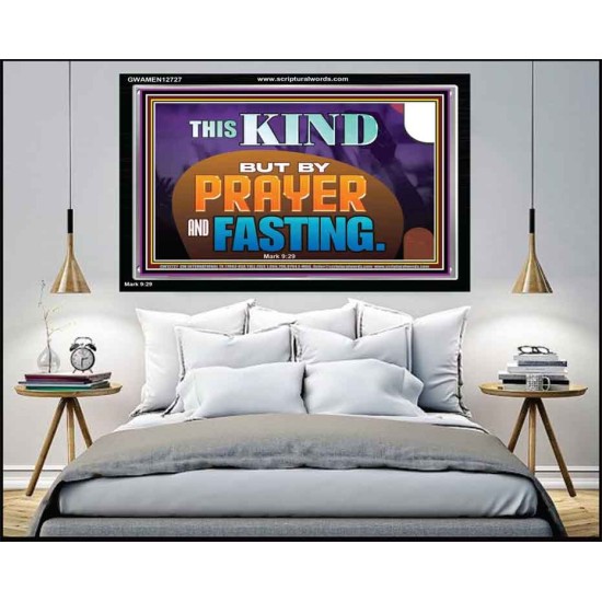 THIS KIND BUT BY PRAYER AND FASTING  Biblical Paintings  GWAMEN12727  