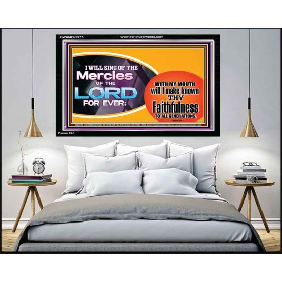 THY FAITHFULNESS TO ALL GENERATIONS  Scriptures Wall Art  GWAMEN9975  