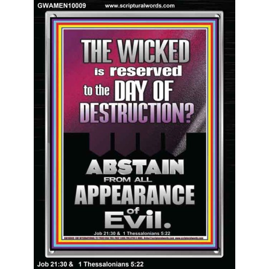 ABSTAIN FROM ALL APPEARANCE OF EVIL  Unique Scriptural Portrait  GWAMEN10009  