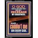 O GOD INCREASE MY GREATNESS  Church Portrait  GWAMEN10023  