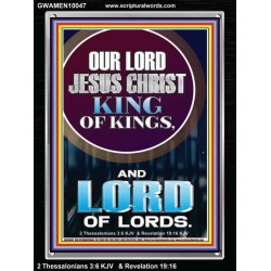 JESUS CHRIST - KING OF KINGS LORD OF LORDS   Bathroom Wall Art  GWAMEN10047  "25x33"