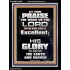 LET THEM PRAISE THE NAME OF THE LORD  Bathroom Wall Art Picture  GWAMEN10052  "25x33"