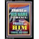 PRAISE HIM IN DANCE, TIMBREL AND HARP  Modern Art Picture  GWAMEN10057  