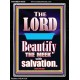 THE MEEK IS BEAUTIFY WITH SALVATION  Scriptural Prints  GWAMEN10058  