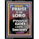 PRAISE GOD IN HIS SANCTUARY  Art & Wall Décor  GWAMEN10061  