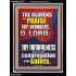 THE HEAVENS SHALL PRAISE THY WONDERS O LORD ALMIGHTY  Christian Quote Picture  GWAMEN10072  "25x33"