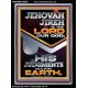 JEHOVAH JIREH IS THE LORD OUR GOD  Contemporary Christian Wall Art Portrait  GWAMEN10695  