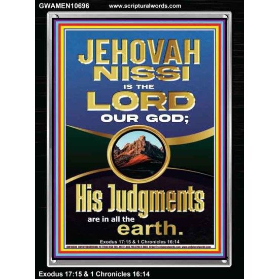 JEHOVAH NISSI IS THE LORD OUR GOD  Christian Paintings  GWAMEN10696  