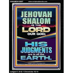 JEHOVAH SHALOM IS THE LORD OUR GOD  Christian Paintings  GWAMEN10697  "25x33"