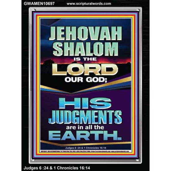 JEHOVAH SHALOM IS THE LORD OUR GOD  Christian Paintings  GWAMEN10697  
