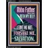 ABBA FATHER THOU HAST BEEN OUR HELP IN AGES PAST  Wall Décor  GWAMEN11814  "25x33"