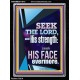 SEEK THE LORD AND HIS STRENGTH AND SEEK HIS FACE EVERMORE  Wall Décor  GWAMEN11815  