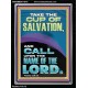 TAKE THE CUP OF SALVATION AND CALL UPON THE NAME OF THE LORD  Modern Wall Art  GWAMEN11818  