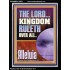 THE LORD KINGDOM RULETH OVER ALL  New Wall Décor  GWAMEN11853  "25x33"