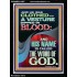 CLOTHED WITH A VESTURE DIPED IN BLOOD AND HIS NAME IS CALLED THE WORD OF GOD  Inspirational Bible Verse Portrait  GWAMEN11867  "25x33"