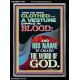 CLOTHED WITH A VESTURE DIPED IN BLOOD AND HIS NAME IS CALLED THE WORD OF GOD  Inspirational Bible Verse Portrait  GWAMEN11867  