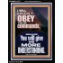 I WILL EAGERLY OBEY YOUR COMMANDS O LORD MY GOD  Printable Bible Verses to Portrait  GWAMEN11874  "25x33"