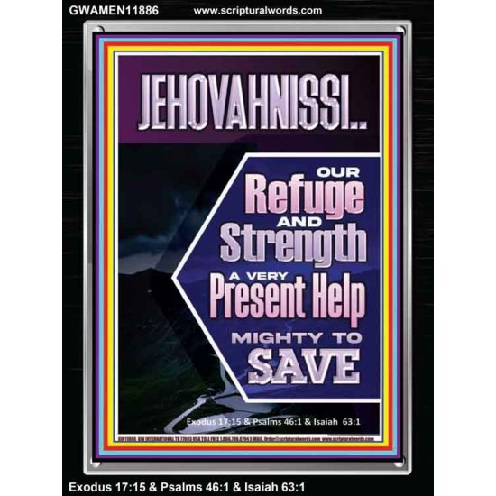 JEHOVAH NISSI A VERY PRESENT HELP  Eternal Power Picture  GWAMEN11886  