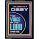 DILIGENTLY OBEY THE VOICE OF THE LORD OUR GOD  Unique Power Bible Portrait  GWAMEN11901  