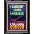 THE ANCIENT OF DAYS JEHOVAH NISSI THE LORD OUR GOD  Ultimate Inspirational Wall Art Picture  GWAMEN11908  "25x33"