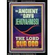 THE ANCIENT OF DAYS JEHOVAH NISSI THE LORD OUR GOD  Ultimate Inspirational Wall Art Picture  GWAMEN11908  