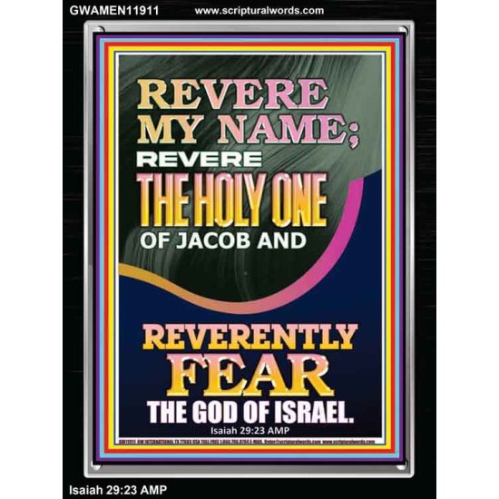 REVERE MY NAME THE HOLY ONE OF JACOB  Ultimate Power Picture  GWAMEN11911  