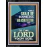 BE ABSOLUTELY TRUE TO OUR LORD JEHOVAH  Eternal Power Picture  GWAMEN11913  "25x33"