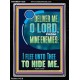 O LORD I FLEE UNTO THEE TO HIDE ME  Ultimate Power Portrait  GWAMEN11929  