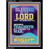 THE LORD MY STRENGTH WHICH TEACHETH MY HANDS TO WAR  Children Room  GWAMEN11933  "25x33"