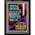 ABBA FATHER WILL MAKE THE DRY SPRINGS OF WATER FOR US  Unique Scriptural Portrait  GWAMEN11945  "25x33"