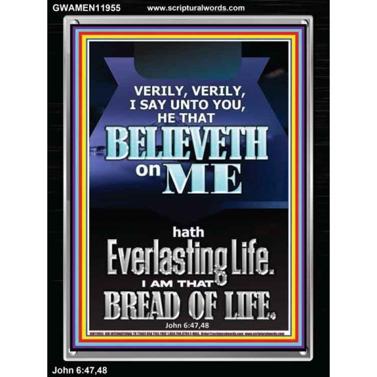 I AM THAT BREAD OF LIFE  Unique Power Bible Portrait  GWAMEN11955  