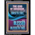 CURSED BE EVERY ONE THAT CURSETH THEE BLESSED IS EVERY ONE THAT BLESSED THEE  Scriptures Wall Art  GWAMEN11972  "25x33"